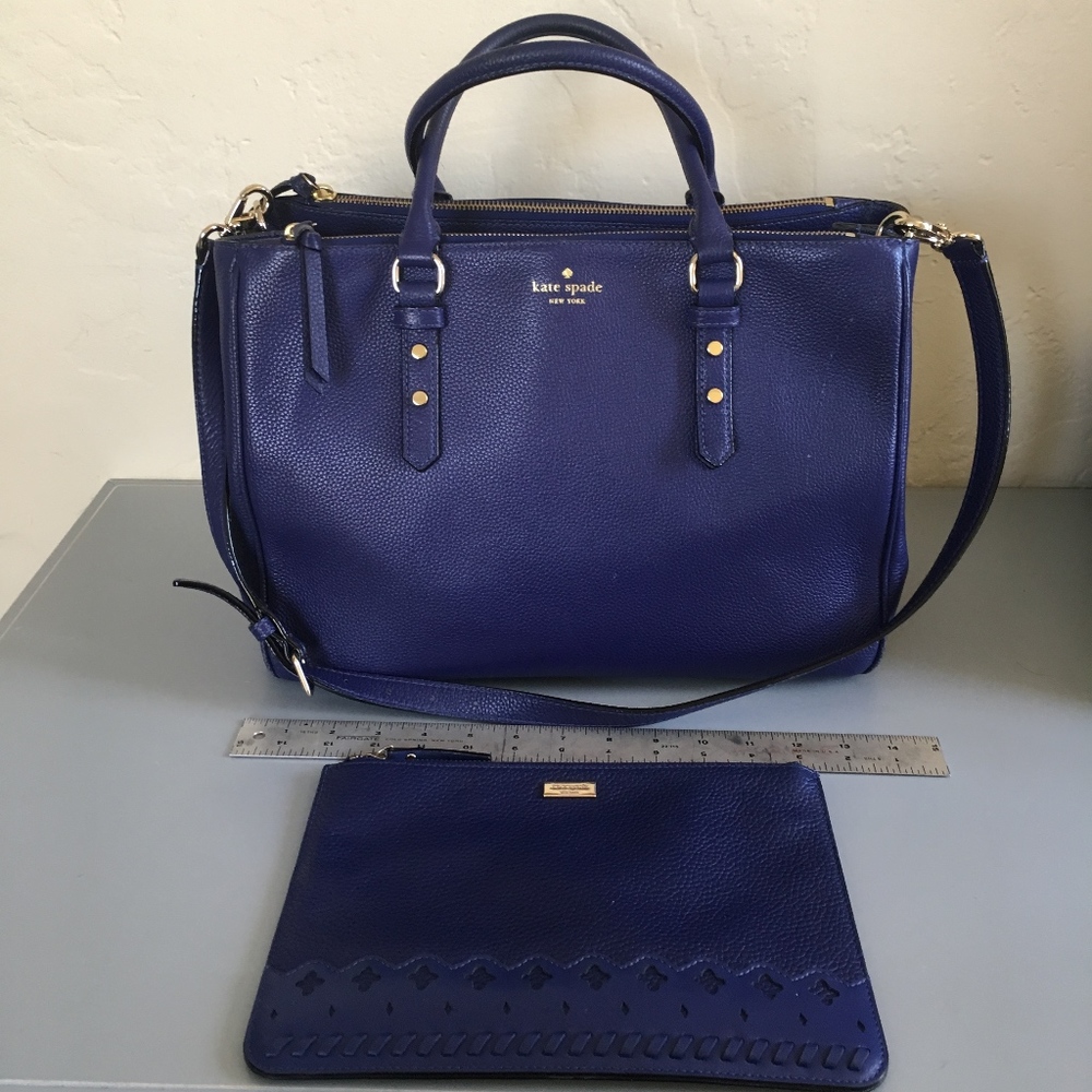 Kate Spade - Mulberry St. Leighann Satchel + Pouch